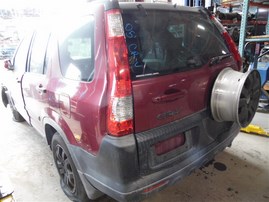 2005 Honda CR-V EX Burgundy 2.4L AT 4WD #A22510